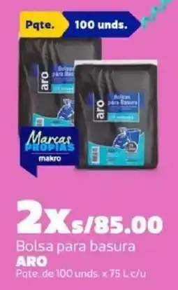 Makro Aro bolsa para basura oferta