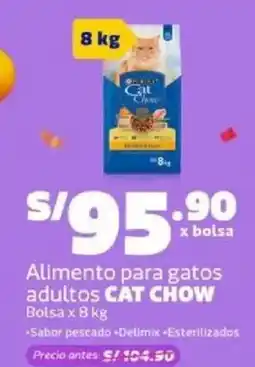 Makro Cat chow alimento para gatos adultos bolsa oferta