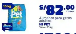 Makro Hi pet alimento para gatos adultos saco oferta