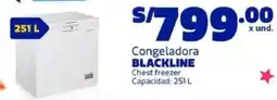 Makro Blackline congeladora chest freezer oferta
