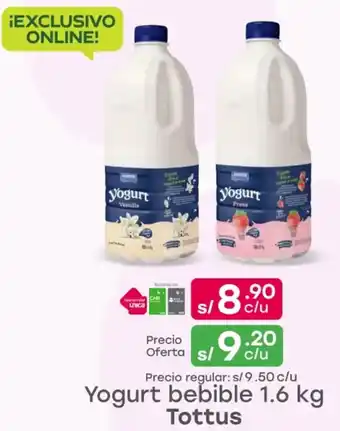 Yogurt bebible Tottus