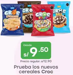 Tottus Prueba los nuevos cereales Croc oferta