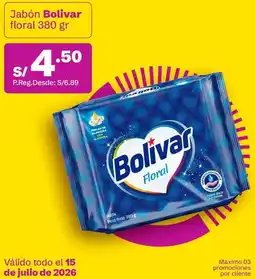 Tambo Jabón Bolivar floral oferta