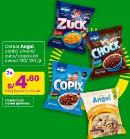 Tambo Cereal Angel copix/ chock/ zuck/copos de avena oferta