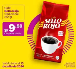 Tambo Café Sello Rojo tradicional oferta