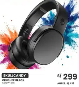Tiendas EFE SKULLCANDY CRUSHER BLACK S6CRW-K591 oferta