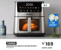 Tiendas EFE TAURUS FREIDORA DE AIRE 5LT SILVER FRYER II oferta
