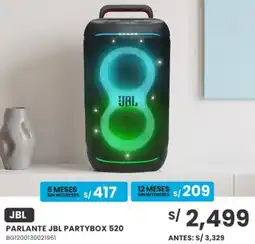 Tiendas EFE PARLANTE JBL PARTYBOX 520 oferta