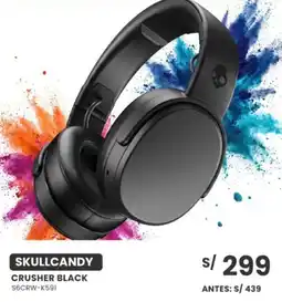 Tiendas EFE SKULLCANDY CRUSHER BLACK S6CRW-K591 oferta