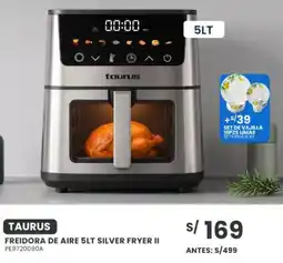 Tiendas EFE TAURUS FREIDORA DE AIRE 5LT SILVER FRYER II oferta