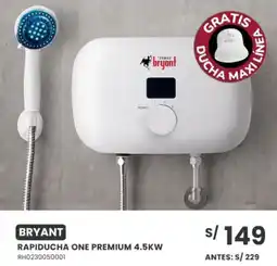 Tiendas EFE Bryant rapiducha one premium 4.5kw oferta