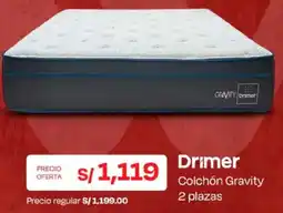 Wong Drimer Colchón Gravity 2 plazas oferta