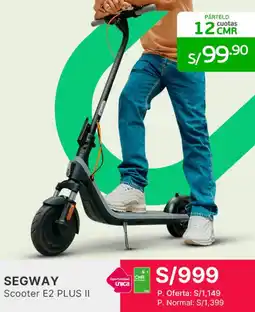 Falabella SEGWAY Scooter E2 PLUS II oferta