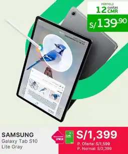 Falabella SAMSUNG Galaxy Tab S10 Lite Gray oferta