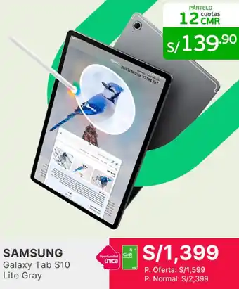 SAMSUNG Galaxy Tab S10 Lite Gray