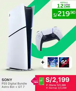 Falabella SONY PS5 Digital Bundle Astro Bot + GT 7 oferta