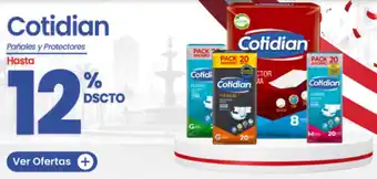 Cotidian Pañales y Protectores Hasta
