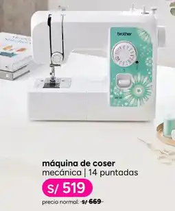 Ripley brother máquina de coser mecánica | 14 puntadas oferta