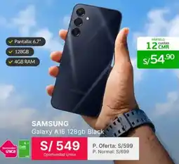 Falabella SAMSUNG Galaxy A16 128gb Black oferta