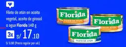 Wong Filete de atún en aceite vegetal, aceite de girasol o agua Florida oferta