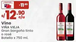 Vega Vino VIÑA VIEJA Gran borgoña tinto o rosé oferta
