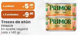 Vega Trozos de atún PRIMOR oferta