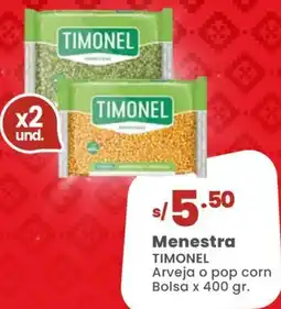 Vega Menestra TIMONEL oferta