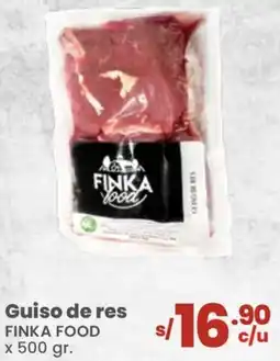 Vega Guiso de res FINKA FOOD oferta