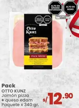 Vega Pack OTTO KUNZ Jamón pizza + queso edam oferta