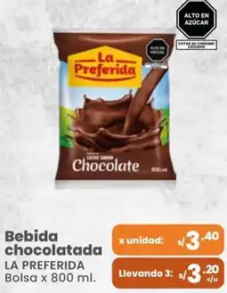 Vega Bebida chocolatada LA PREFERIDA oferta