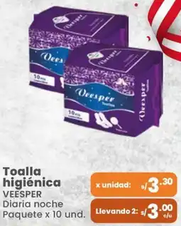 Vega Toalla higiénica VEESPER oferta