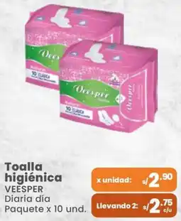 Vega Toalla higiénica VEESPER oferta