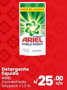 Vega Detergente líquido ARIEL Concentrado oferta