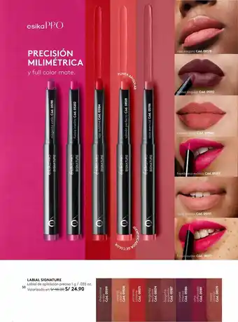Ésika Labial mate signature oferta