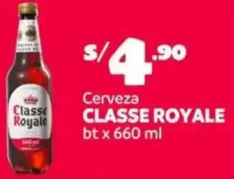 Plaza Vea Cerveza CLASSE ROYALE oferta
