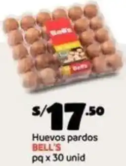 Plaza Vea Huevos pardos BELL'S oferta