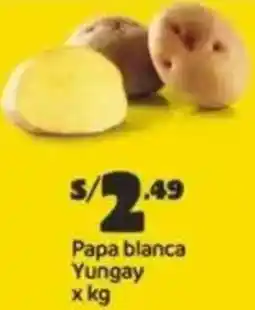 Plaza Vea Papa blanca Yungay oferta