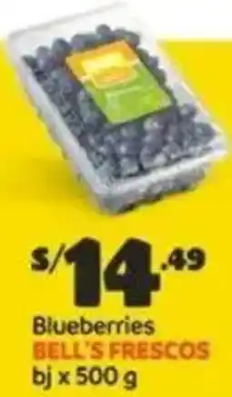 Plaza Vea Blueberries BELL'S FRESCOS oferta
