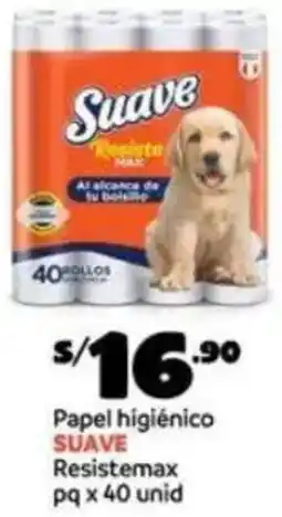 Plaza Vea Papel higiénico SUAVE oferta
