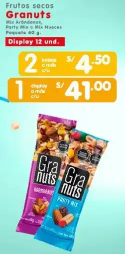 Vega Frutos secos Granuts oferta