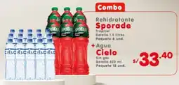 Vega Rehidratante Sporade +Agua Cielo oferta