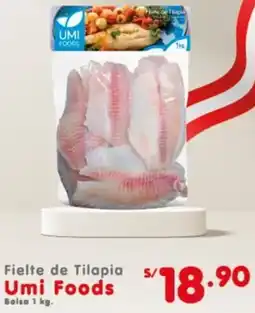Vega Fielte de Tilapia Umi Foods oferta