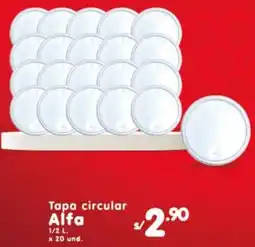 Vega Tapa circular Alfa oferta