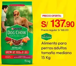 Metro Purina dog chow Alimento para perros adultos tamaño mediano oferta