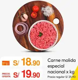 Metro Carne molida especial nacional oferta