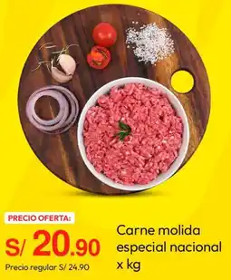Metro Carne molida especial nacional oferta