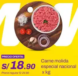 Metro Carne molida especial nacional oferta