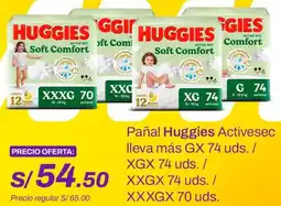 Metro Pañal Huggies Activesec oferta