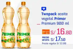 Metro Twopack aceite vegetal Primor Premium oferta
