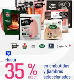 Metro en embutidos y fiambres seleccionados oferta